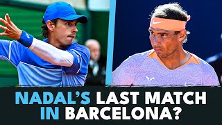 Rafael Nadal vs Alex de Minaur Highlights  Barcelona 2024 [upl. by Lierbag]