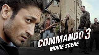 Vidyuts Solid Action  Commando 3  Movie Scene [upl. by Aihsit270]