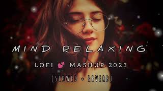 Mind relaxing 2023  ❤️Mashup Slowed x Reverb lofimashup [upl. by Bonine147]