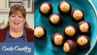 How to Make Buckeye Peanut Butter Candies [upl. by Arrio]