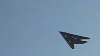 F117 Stealth Fighter Fly by [upl. by Ayerdna]