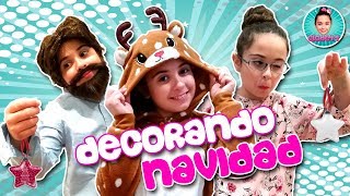 🎄 Decorando mi CASA de NAVIDAD ❄ MONTO el ÁRBOL de NAVIDAD con mis PADRES 🎄 [upl. by Aryn871]