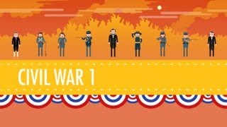 The Civil War Part I Crash Course US History 20 [upl. by Leahcimnaj]