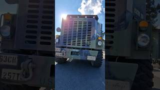 Driving the M1070 Oshkosh 8x8 heavy haul tractor truck 🇺🇲 [upl. by Tamarra796]