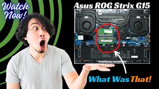 🛠️ Asus ROG Strix G15 HQ021W Disassembly amp Upgrade Options [upl. by Nnelg]