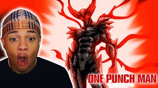 GAROU VS BOROS  OPM Fan Animation FULL FIGHT REACTION [upl. by Namsu]