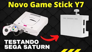 Game Stick Y7 Sega Saturn  Lista de Jogos e Testes [upl. by Snahc790]