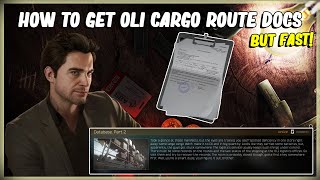 HOW TO GET THE OLI CARGO ROUTE DOCUMENTS  ESCAPE FROM TARKOV  RAGMAN TASK DATABASE PART 2 1211 [upl. by Smith]