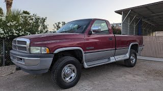 1994 Dodge Ram 5 speed manual p pump cummins FOR SALE [upl. by Uaeb]