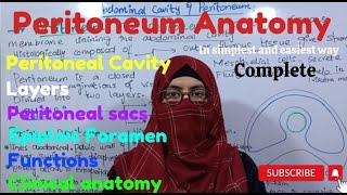 PERITONEUM  PERITONEAL CAVITY  LAYERS  SACS  EPIPLOIC FORAMEN  FUNCTIONS  CLINICAL ANATOMY [upl. by Aicilyt]