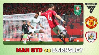 MANCHESTER UNITED vs BARNSLEY  Carabao Cup 202425 [upl. by Stu]