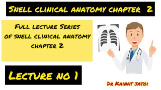 Snell Anatomy chapter 2 Leature 1 [upl. by Lehman233]