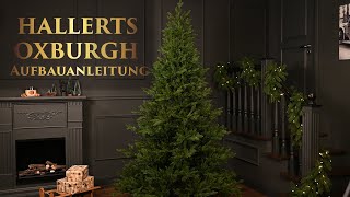 HALLERTS® Spritzguss Weihnachtsbaum Nobilis Edeltanne Oxburgh Aufbauanleitung [upl. by Hgielrak219]