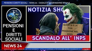 🔴aumenti pensioni 2025 notizie scandalo INPS [upl. by Lidia580]