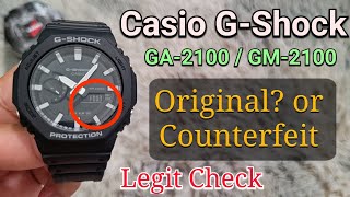 Is My Casio GShock GA2100  GM2100 Original or fake  2 tests to find out [upl. by Winifield44]