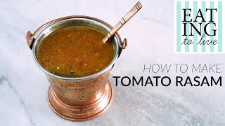 Tomato Rasam Recipe  Homemade Instant Rasam Powder  Rasam Rice Recipe  Comfort Lunch Ideas [upl. by Ylam]