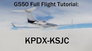 Gulfstream G550 Full Flight Tutorial X Plane 12 [upl. by Ybrek]