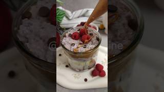 Overnight oats meal prep for breakfast  😋 healthyrecipebreakfastrecipe oats easyrecipe [upl. by Htebazileyram859]