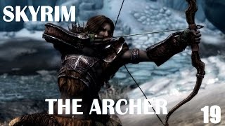 Skyrim Remastered Archer Build Walkthrough 19 Uttering Hills Cave Has Beasts [upl. by Llerrem471]