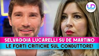 Selvaggia Lucarelli Su Stefano De Martino Le Forti Critiche Sul Conduttore [upl. by Oniliuqnart]