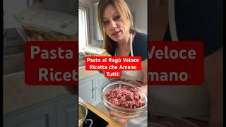 Pasta al Ragù Veloce Ricetta Che Amano Tutti shorts [upl. by Isia]