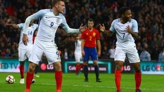 Jamie Vardy Mannequin Celebrate ●HD● England vs Spain 2  2 Friendly Match HD [upl. by Boyce]