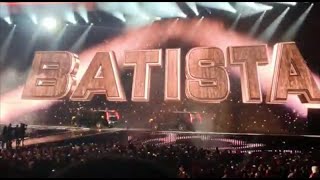 Batista entrance at WrestleMania 35  botch LIVE [upl. by Wash]