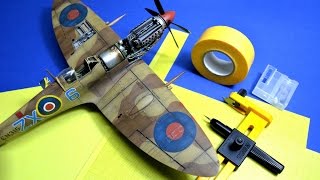 How to paint and create stencils RAF roundels  Great Guide Plastic Models [upl. by Aelak]