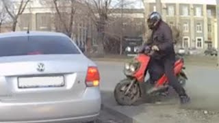 Scooter Crash Compilation 2014 [upl. by Tien948]