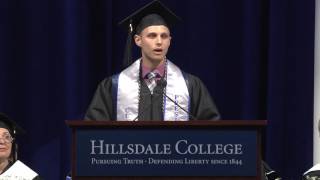 2016 Senior Class President Nick Browns Commencement Speech [upl. by Suaeddaht756]