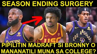 Lebron MALILITO kay Bronny Pipilitin MADRAFT  Vando Season ENDING SURGERY [upl. by Agneta]