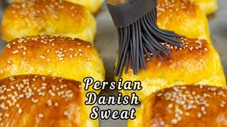 Persian Shirini Danmarki recipe  Danish sweet by cooking easy food [upl. by Leavitt]