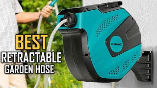 Top 5 Best Retractable Garden Hose Review  Wall Mount Hose ReelRetractable Hose Reel 2024 [upl. by Ahseekal72]