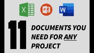 Project documents Eleven documents you need for your project [upl. by Nais879]