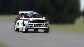 1127 KM Stage Just Rally 2  Wales  SS Refnew  Lancia Delta HF [upl. by Ardnaskela844]