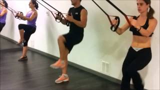 TRX Entrenamiento en Suspension Clase Colectiva Madrid [upl. by Nodnal]