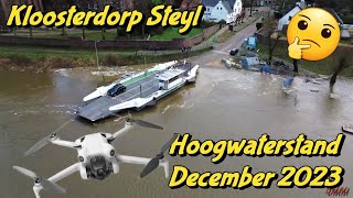 Hoogwater Limburg drone beelden SteylVenlo [upl. by Malvia]