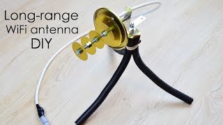 How to make longrange WiFi antenna at home [upl. by Sherourd949]