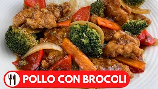 🇵🇪 POLLO CON BROCOLI  COMIDA CHIFA DELICIOSA [upl. by Tterrej262]