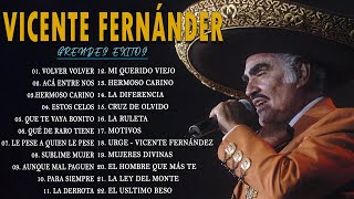 VICENTE FERNANDEZ MEJORES CANCIONES  VICENTE FERNANDEZ 20 GRANDES ÉXITOS MIX [upl. by Bria109]