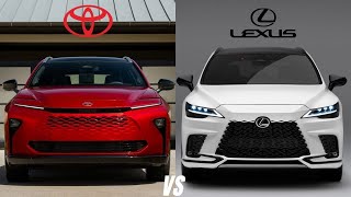 2025 Toyota Crown Signia vs Lexus RX 350 Battle of Luxury SUVs [upl. by Llehsyar]