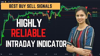 Best Buy Sell Signals  Most Reliable Intraday Trading Indicator  CA Akshatha Udupa [upl. by Leonore]