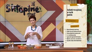 Receta nga Linda Fishta Sallatë me spinaq e mollë jeshile – Në Shtëpinë Tonë [upl. by Enelrae318]