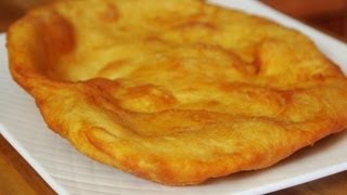 Lángos Bread Recipe Hungarian Fried Bread [upl. by Wun41]