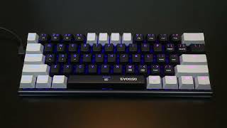 EYOOSO Z11 Keyboard with RGB Backlight Blue Switch [upl. by Amak42]