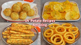 14 Amazing Potato Recipes Collections  French Fries  Potato Chip  Potato Snack Potato Sticks [upl. by Valora]