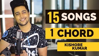 15 Kishore Kumar Songs on 1 CHORD  Bollywood Retro Medley 4  Old Songs Mashup  Siddharth Slathia [upl. by Trumann]