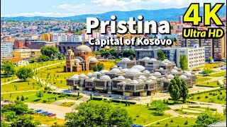 Pristina Kosovo in 4K UHD Drone [upl. by Nagrom868]