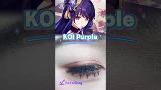 MISLENS Complete your raidenshogun cosplay with these purple contacts 👁️💜 cosplay lenses [upl. by Airtemak]