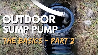 BACKYARD SUMP PUMP Basics Part 2 Understanding the Check Valve  Backyard Drainage Fix Flooding [upl. by Eniar]